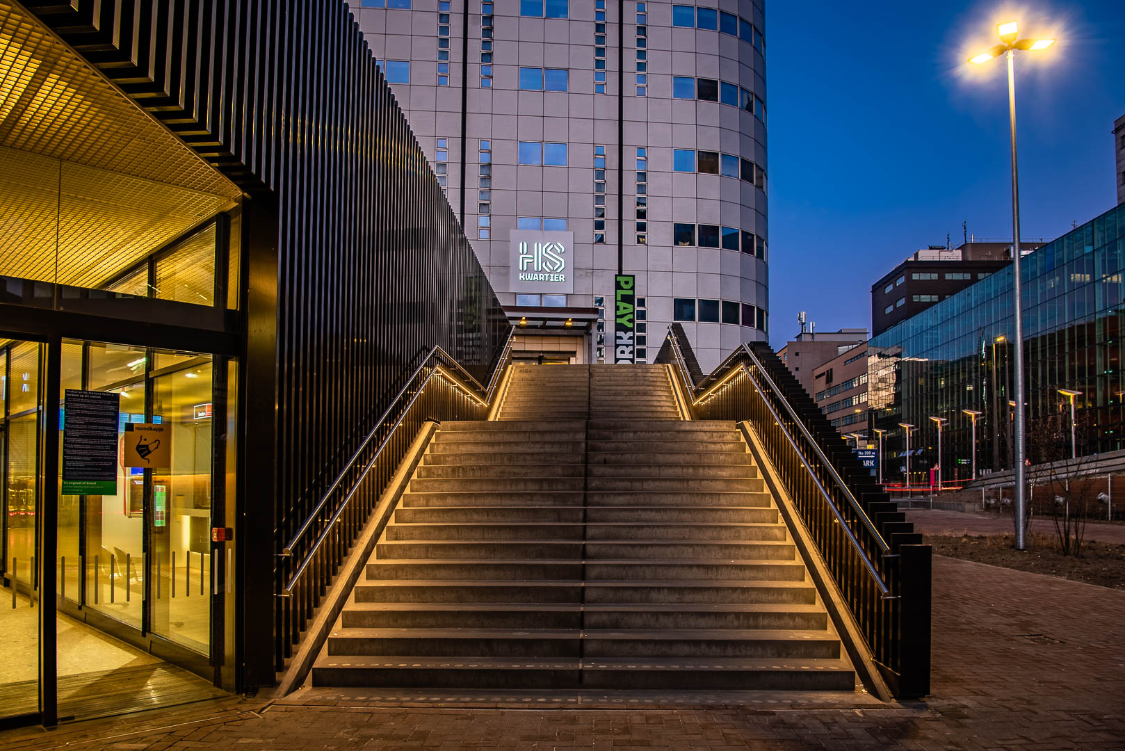 Trein station Holland spoor Den Haag