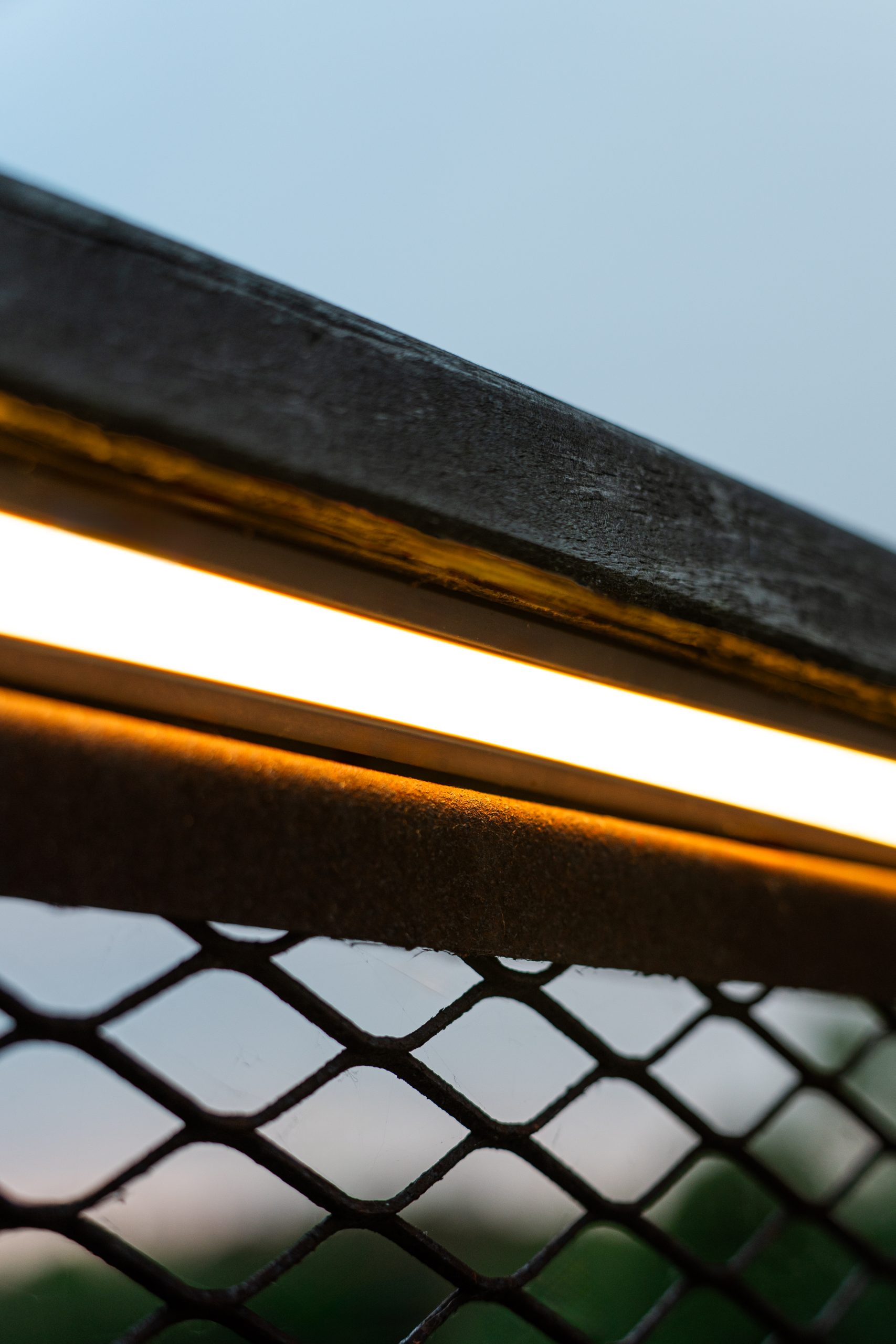 Gekantelde ledstrip cirkelbrug Almere