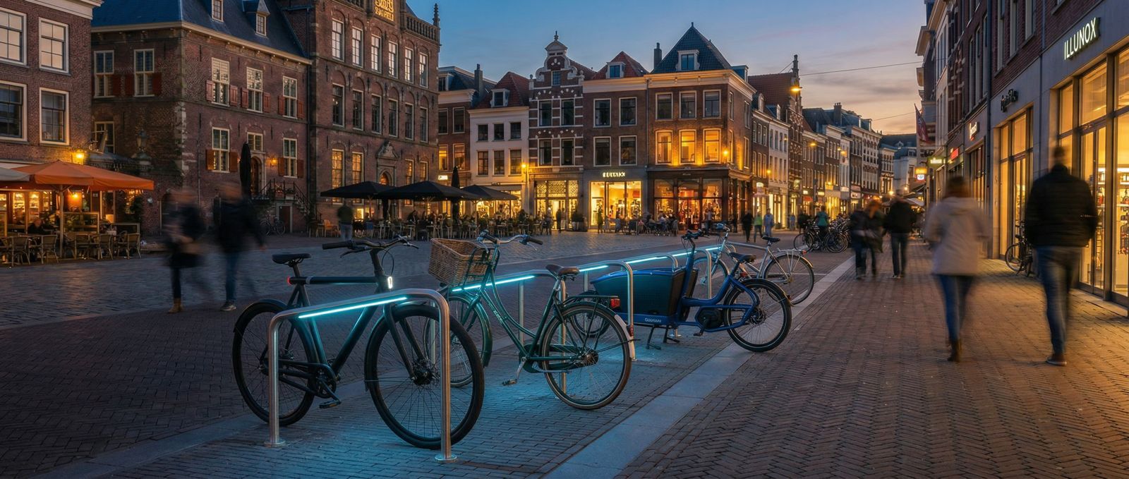 ILLUNOX fietsbeugel: de verlichte parkeeroplossing